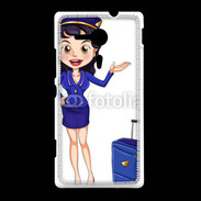 Coque Sony Xpéria SP Hôtesse de l'air 7