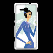 Coque Sony Xpéria SP Hôtesse de l'air 8
