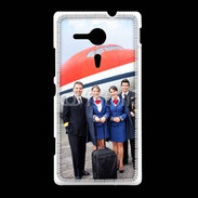 Coque Sony Xpéria SP Commandant de bord et hôtesse de l'air 3