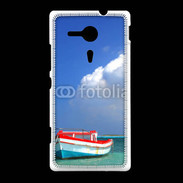 Coque Sony Xpéria SP Bateau de pêcheur en mer