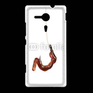 Coque Sony Xpéria SP Hameçon avec appât pêcheur