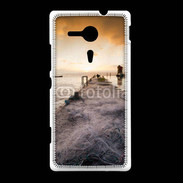Coque Sony Xpéria SP Filet de pêche sur ponton pêcheur