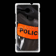 Coque Sony Xpéria SP Brassard Police 75