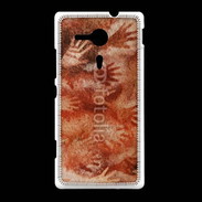 Coque Sony Xpéria SP Peinture préhistorique de mains