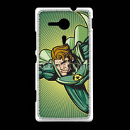 Coque Sony Xpéria SP Recycle Hero (with a cape)