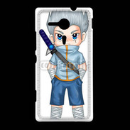 Coque Sony Xpéria SP Chibi style illustration of a superhero 2