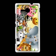 Coque Sony Xpéria SP Cartoon animaux fun