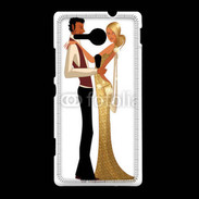 Coque Sony Xpéria SP Couple glamour dessin