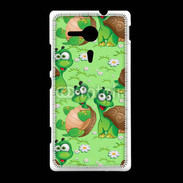 Coque Sony Xpéria SP Bande dessinée de tortue