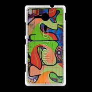 Coque Sony Xpéria SP graffiti fuck 