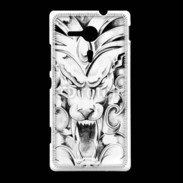 Coque Sony Xpéria SP visage de gargouille en dessin 25