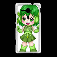 Coque Sony Xpéria SP Chibi style illustration of a super-heroine 26