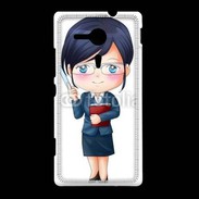 Coque Sony Xpéria SP Cute cartoon illustration of a teacher