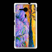 Coque Sony Xpéria SP Champs de lavande