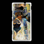 Coque Sony Xpéria SP Peinture du canal de Venise en Italie