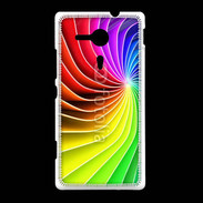Coque Sony Xpéria SP Art abstrait en couleur