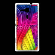 Coque Sony Xpéria SP Fibres de couleur
