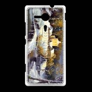 Coque Sony Xpéria SP Peinture village rural