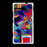 Coque Sony Xpéria SP Peinture abstraite 2