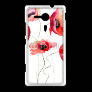 Coque Sony Xpéria SP Peinture de Coquelicots