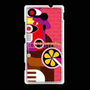 Coque Sony Xpéria SP Art abstrait 500