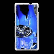 Coque Sony Xpéria SP Speedster tuning bleu