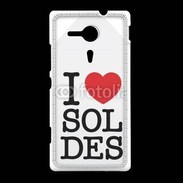 Coque Sony Xpéria SP J'aime les soldes