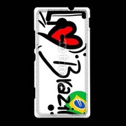 Coque Sony Xpéria SP I love Brésil 2