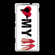 Coque Sony Xpéria SP I love my shoes