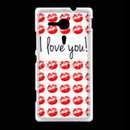 Coque Sony Xpéria SP I love you 250
