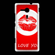 Coque Sony Xpéria SP I love you 350