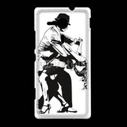 Coque Sony Xpéria SP Dessin de Danseur en couple