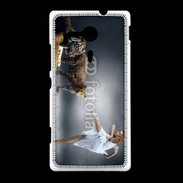 Coque Sony Xpéria SP Danseuse avec tigre