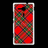 Coque Sony Xpéria SP Fond tissus écossais