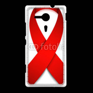 Coque Sony Xpéria SP Ruban contre le sida