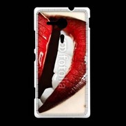 Coque Sony Xpéria SP Lèvres coquines