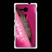 Coque Sony Xpéria SP Lèvres roses