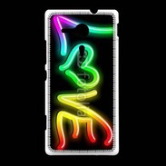 Coque Sony Xpéria SP Love en couleur