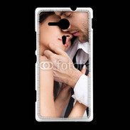 Coque Sony Xpéria SP Couple romantique et glamour