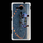 Coque Sony Xpéria SP Couple romantique devant la mer