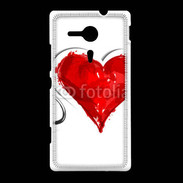 Coque Sony Xpéria SP Love en peinture 5