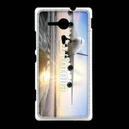 Coque Sony Xpéria SP Atterrissage d'un avion de ligne