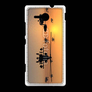 Coque Sony Xpéria SP Hélicoptère Apache de nuit