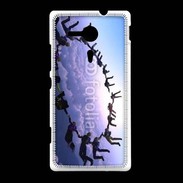 Coque Sony Xpéria SP Formation en cercle de parachutistes