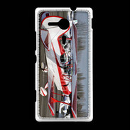 Coque Sony Xpéria SP Biplan rouge et blanc 10