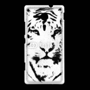 Coque Sony Xpéria SP Tatouage Tigre