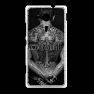 Coque Sony Xpéria SP Tatouage d'un ange dans le dos