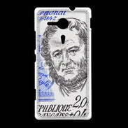 Coque Sony Xpéria SP Timbre France Stendhal