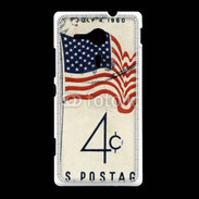 Coque Sony Xpéria SP Timbre vintage USA