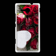 Coque Sony Xpéria SP Bouquet de rose